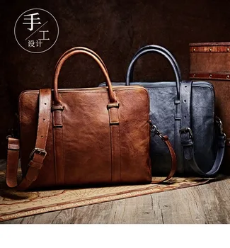 The New Men's Leather Handbag Retro Messenger Bag Leather Business Document Computer Bag
The New Men's Leather Handbag Retro Messenger Bag Leather Business Document Computer Bag