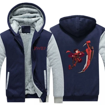 28 Style Blue Coat RWBY Hoodie Ruby Rose Anime Coat Jacket Winter Men Thick Zipper Sweatshirt 
28 Style Blue Coat RWBY Hoodie Ruby Rose Anime Coat Jacket Winter Men Thick Zipper Sweatshirt