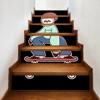 Self Adhesive Renew Home Decor Skate Bear Cute Stair Sticker Print Art Waterproof Paper Mural Wardrobe Renovation Decal Picture
Self Adhesive Renew Home Decor Skate Bear Cute Stair Sticker Print Art Waterproof Paper Mural Wardrobe Renovation Decal Picture
