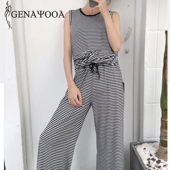 Genayooa Stripe Two Piece Set Top And Pants Tracksuit Women Two Piece Set Summer Spring Casual Criss Cross Tank Top Mujer 2020
Genayooa Stripe Two Piece Set Top And Pants Tracksuit Women Two Piece Set Summer Spring Casual Criss Cross Tank Top Mujer 2020