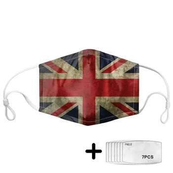 Women/Men British Flag Pattern Reusable Dustproof Mask Outdoor Protection Mouth Mask with PM2.5 Filter Unisex Custom Cubreboca
Women/Men British Flag Pattern Reusable Dustproof Mask Outdoor Protection Mouth Mask with PM2.5 Filter Unisex Custom Cubreboca