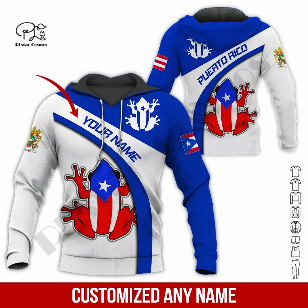 PLstar Cosmos 3DPrinted Newest Puerto Rico Flag Frog Art Custom Name Unique Unisex Streetwear Harajuku Hoodies/Sweatshirt/Zip -6
PLstar Cosmos 3DPrinted Newest Puerto Rico Flag Frog Art Custom Name Unique Unisex Streetwear Harajuku Hoodies/Sweatshirt/Zip -6