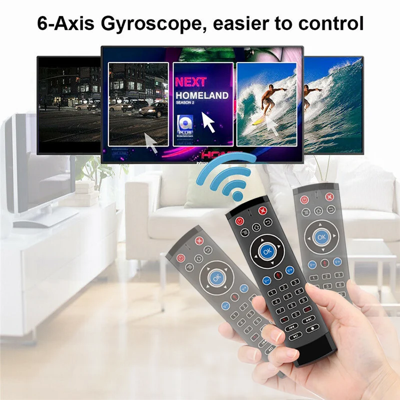 Universal 2.4G Wireless Air Mouse Remote Control For Android TV Box PC Remote Control Controller With USB Receiver With Gyroscop
Universal 2.4G Wireless Air Mouse Remote Control For Android TV Box PC Remote Control Controller With USB Receiver With Gyroscop