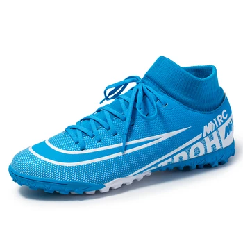 White Yellow Men Football Boots High Ankle Soccer Shoes Women FG/TFFootball Shoes Botas De Futbol Socks Cleats Training 
White Yellow Men Football Boots High Ankle Soccer Shoes Women FG/TFFootball Shoes Botas De Futbol Socks Cleats Training