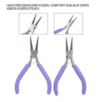 2Pcs/Set Portable Mini Round Nose Pliers Tool Circlip Clamp Handcraft Beadwork Repair Jewelry Making Needlework DIY Design
2Pcs/Set Portable Mini Round Nose Pliers Tool Circlip Clamp Handcraft Beadwork Repair Jewelry Making Needlework DIY Design