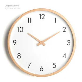 Modern Design Living Room Silent Clock Mechanism Nordic Wood Wall Clock Bedroom Kitchen Office Horloge Mural Home Decor SC268
Modern Design Living Room Silent Clock Mechanism Nordic Wood Wall Clock Bedroom Kitchen Office Horloge Mural Home Decor SC268