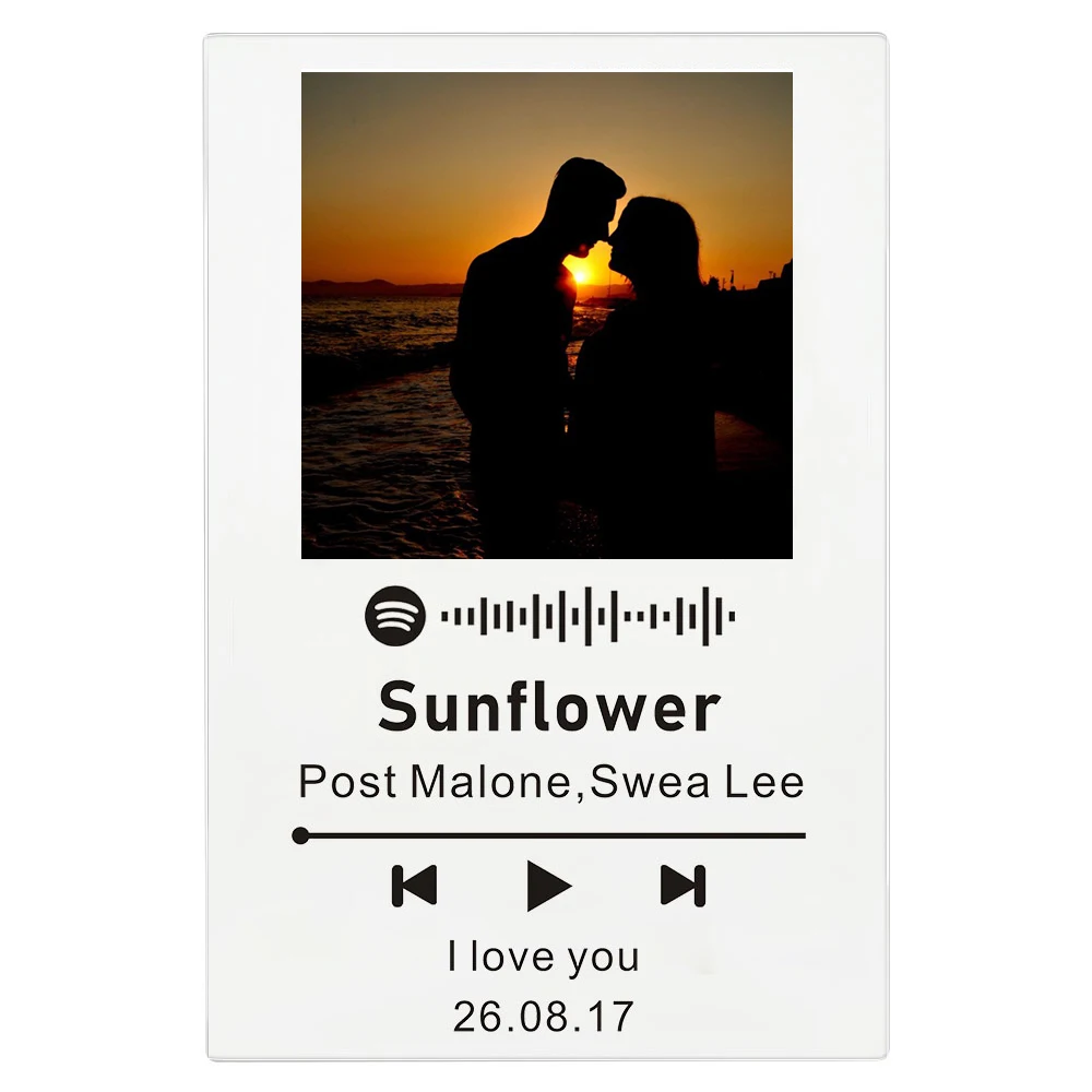 Персонализированная плексигласная музыкальная доска, акриловый фотоальбом на годовщину, пластина с индивидуальным изображением, текстом, прозрачный лист Spotify
Персонализированная плексигласная музыкальная доска, акриловый фотоальбом на годовщину, пластина с индивидуальным изображением, текстом, прозрачный лист Spotify