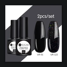 ウル砂糖 7.5 ミリリットル Uv ジェルニスマニキュアセットマニキュア爪半永久絵画 Uv Led ネイルポリッシュネイルラッカー(China)