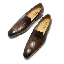2020 Autumn Shoes Men Wedding Dress Shoes Hand-Painted Brown Black Tassel Loafers Genuine Leather Slip On Male Casual Business
2020 Autumn Shoes Men Wedding Dress Shoes Hand-Painted Brown Black Tassel Loafers Genuine Leather Slip On Male Casual Business