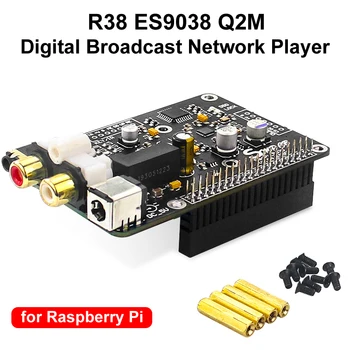 Raspberry Pi 4 HiFi Audio Digital Broadcast Network Player DAC Expansion Board / Case I2S 384K DSD 128 for Raspberry Pi 3B/3B+
Raspberry Pi 4 HiFi Audio Digital Broadcast Network Player DAC Expansion Board / Case I2S 384K DSD 128 for Raspberry Pi 3B/3B+