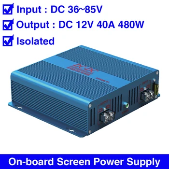 LAVALEE ABD-48D12N40A480D Vehicle LED Power DC to DC Converter LED Screen Power Supply Input DC36~85V to DC 12V 40A 480W
LAVALEE ABD-48D12N40A480D Vehicle LED Power DC to DC Converter LED Screen Power Supply Input DC36~85V to DC 12V 40A 480W