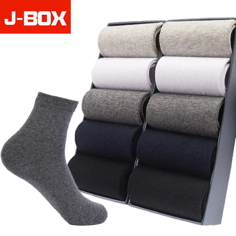 Повседневная мужская бизнес носки для мужчин хлопок бренд экипаж черный белый