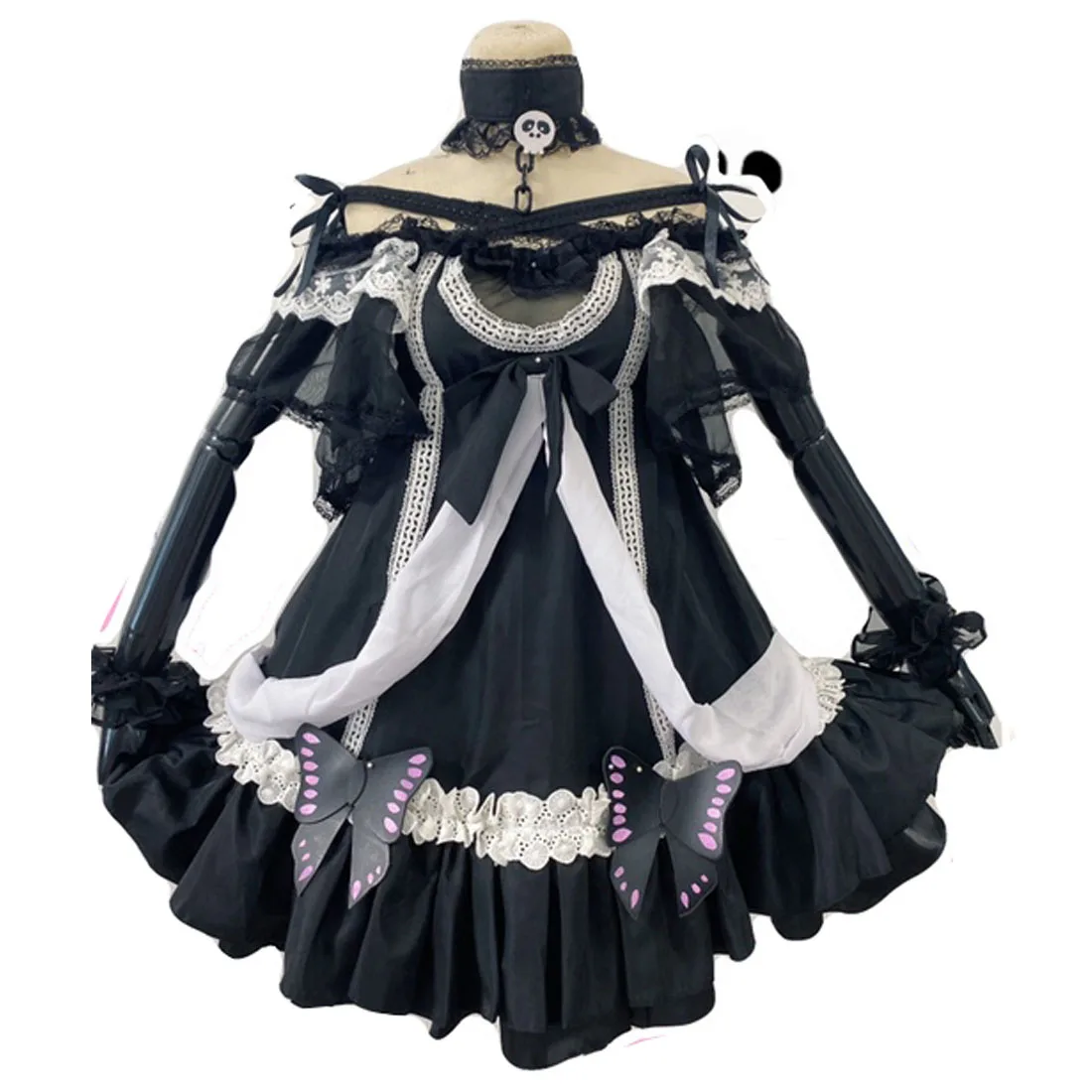 Аниме VTuber Hololive Uruha рашия черный SJ платье лолиты форма ВТБ вечерние костюм