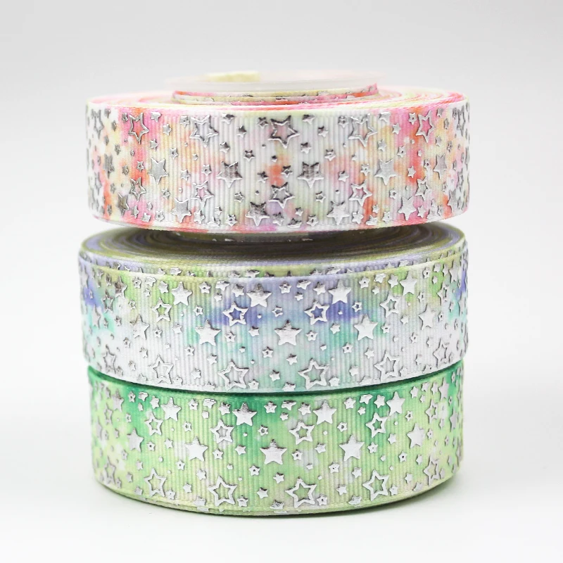 5pattern 38mm silver foil printed glowing star ribbon Accessory hairbow headwear DIY handmade hair bows accessories
5pattern 38mm silver foil printed glowing star ribbon Accessory hairbow headwear DIY handmade hair bows accessories