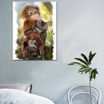 Era 5d Diamond Painting Cat and Monkey Cute Animals IY,Diamond Painting,Cross Stitch,Picture,Of ResiN,Full,Round,Diamond Mosaic
Era 5d Diamond Painting Cat and Monkey Cute Animals IY,Diamond Painting,Cross Stitch,Picture,Of ResiN,Full,Round,Diamond Mosaic