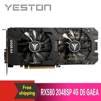

Yeston Radeon RX580 2048SP-4G GDDR5 PCI Express x16 3.0 video gaming graphics card external graphics card for desktop