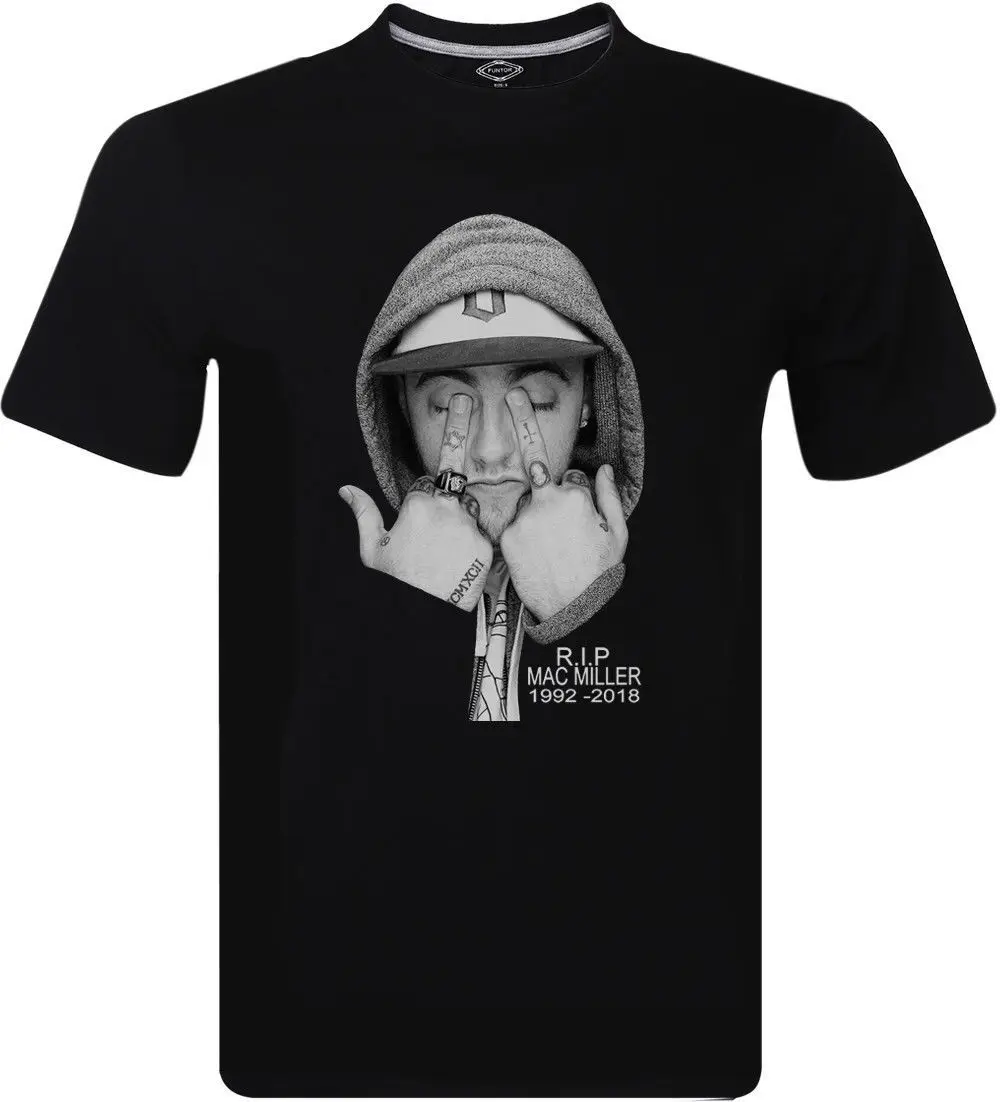 Mac Miller Men'S T-Shirt Rapper Hip Hop 1992-2018 Rap Music T-Shirt Black Tops Unisex Tees
Mac Miller Men'S T-Shirt Rapper Hip Hop 1992-2018 Rap Music T-Shirt Black Tops Unisex Tees