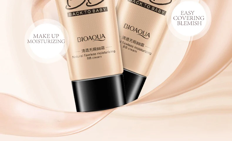 BIOAQUA natural pore cover moisturizing BB & CC Creams whitening beauty face cosmetics foundation makeup base concealer BIOAQUA natural pore cover moisturizing BB & CC Creams whitening beauty face cosmetics foundation makeup base concealer