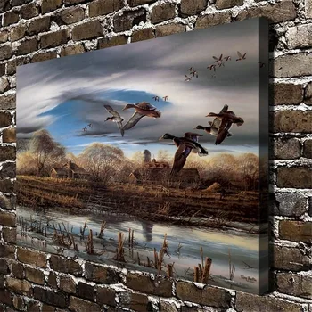 Spring Landscape Canvas Painting Wild Goose Poster and Prints Painting Wall Art Pictures for Home Living Room Decoration 
Spring Landscape Canvas Painting Wild Goose Poster and Prints Painting Wall Art Pictures for Home Living Room Decoration