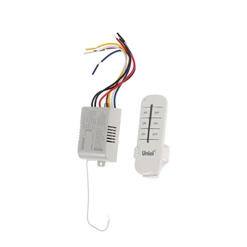 Light control panel Uniel UCH-P005-G4-1000W-30M, 4 channels x 1000 W, radius of action 30 m 4125106
Light control panel Uniel UCH-P005-G4-1000W-30M, 4 channels x 1000 W, radius of action 30 m 4125106