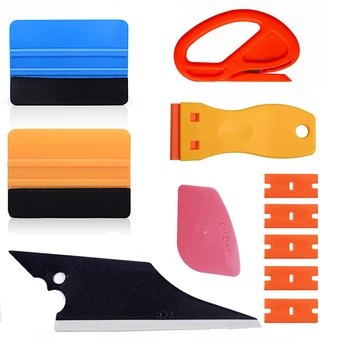 EHDIS 7PCS Vinyl Film Car Wrap Tools Kit Card Squeegee Ice Scraper Window Tint Tools With Cutter Knife Blade Car Accessories
EHDIS 7PCS Vinyl Film Car Wrap Tools Kit Card Squeegee Ice Scraper Window Tint Tools With Cutter Knife Blade Car Accessories