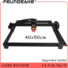 4050 מכונת לייזר 15w PMW בקרת TTL, cnc 7w לייזר גילוף מכונה 5500mw לייזר, 2500mw לייזר חריטת מכונת, 40*50 עבודת אזור(China)