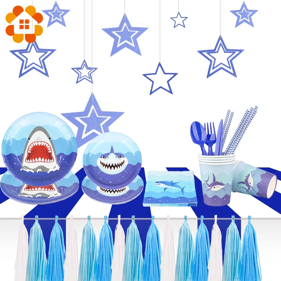 1Set Creative Blue Shark Theme Birthday Party Decorations Kids Adults Disposable Tableware Balloons Pompom Baby Shower DIY Decor
1Set Creative Blue Shark Theme Birthday Party Decorations Kids Adults Disposable Tableware Balloons Pompom Baby Shower DIY Decor