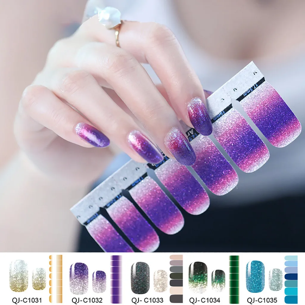 2pcs Gradient Glitter Nail Sticker 14 Colors Adhesive Diy Nails Sticker Art Nail Decals Nail Wraps Stickers Full Cover Наклейки
2pcs Gradient Glitter Nail Sticker 14 Colors Adhesive Diy Nails Sticker Art Nail Decals Nail Wraps Stickers Full Cover Наклейки