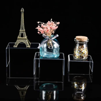 Square Acrylic Clear 3 Size Riser Display Stands Showcase Set to Set up Jewerly X7YA 
Square Acrylic Clear 3 Size Riser Display Stands Showcase Set to Set up Jewerly X7YA