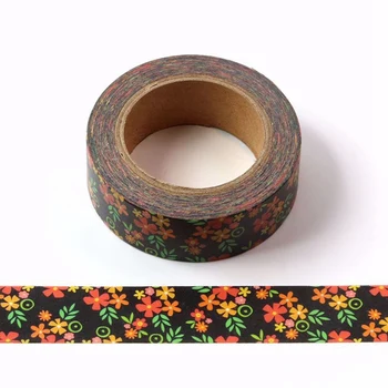 10pcs/lot Decorative Black Flowers Leaf Washi Tapes DIY Scrapbooking Sticker Adhesive Masking Tape Kawaii Papeleria Wholesale
10pcs/lot Decorative Black Flowers Leaf Washi Tapes DIY Scrapbooking Sticker Adhesive Masking Tape Kawaii Papeleria Wholesale