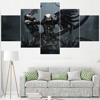 5 Pcs Movie Predator Paintings For Bedroom Wall Art Home Decor Picture Canvas Painting Calligraphy For Living Room
5 Pcs Movie Predator Paintings For Bedroom Wall Art Home Decor Picture Canvas Painting Calligraphy For Living Room