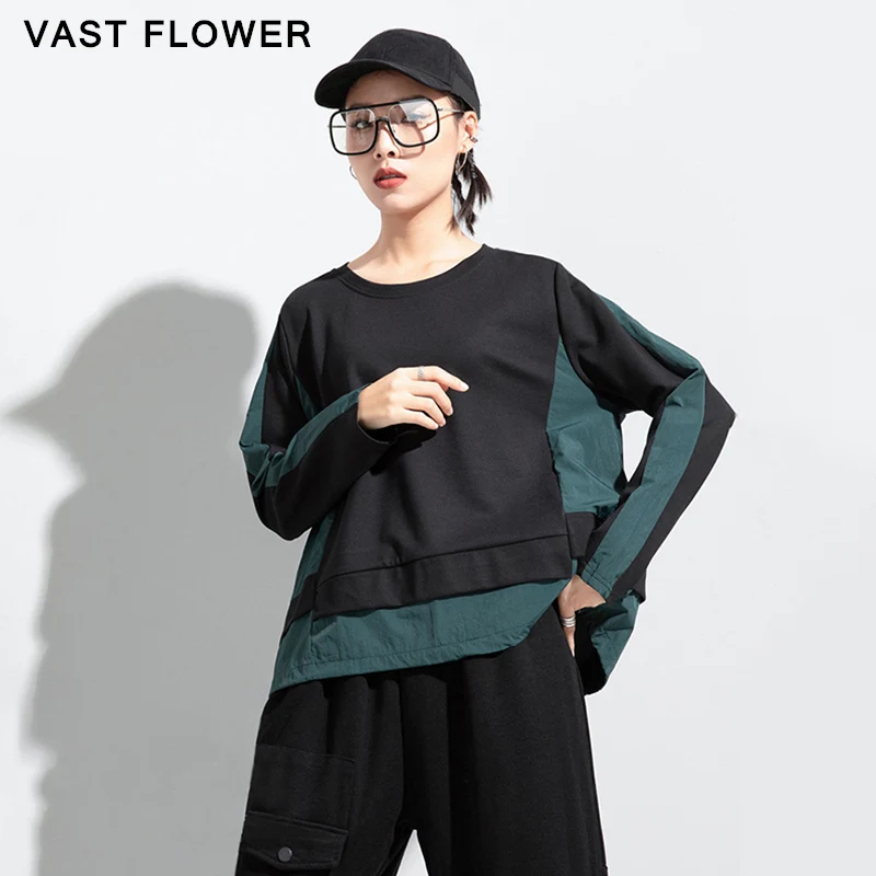 Patchwork Hit Color Long Sleeve T Shirt Women New Vintage Loose Casual T-Shirt Femme Tops Clothes Fashion Spring Autumn 2021
Patchwork Hit Color Long Sleeve T Shirt Women New Vintage Loose Casual T-Shirt Femme Tops Clothes Fashion Spring Autumn 2021