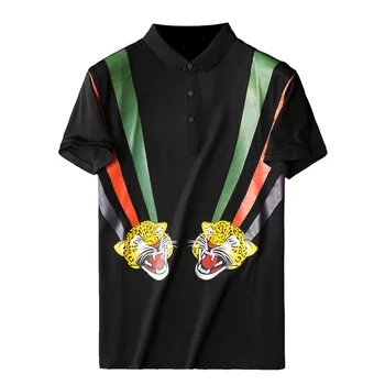 High New Striped 2020 Men collar leopard head teeth Fashion Polo Shirts Shirt Hip Hop Skateboard Cotton Polos Top Tee #N230
High New Striped 2020 Men collar leopard head teeth Fashion Polo Shirts Shirt Hip Hop Skateboard Cotton Polos Top Tee #N230