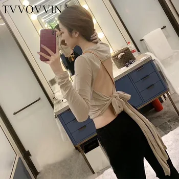 TVVOVVIN Temperament Sexy Reveal Back Scheming T Pity Bandage Navel Short Fund Self-cultivation Long Sleeve Autumn Woman ZX239
TVVOVVIN Temperament Sexy Reveal Back Scheming T Pity Bandage Navel Short Fund Self-cultivation Long Sleeve Autumn Woman ZX239