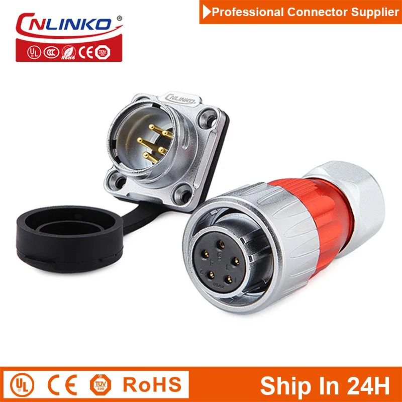 Cnlinko DH20 5pin 10A 500V M20 IP67 Waterproof Wire Cable Power Connector Plug Socket for Vehicle Truck Tractor Automatic Device
Cnlinko DH20 5pin 10A 500V M20 IP67 Waterproof Wire Cable Power Connector Plug Socket for Vehicle Truck Tractor Automatic Device