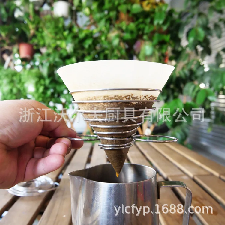 Go Out Travel Convenient Carry Foldable Coffee Filter Filter Screen Give Filter Paper Stainless Steel Texture Of Material
Go Out Travel Convenient Carry Foldable Coffee Filter Filter Screen Give Filter Paper Stainless Steel Texture Of Material