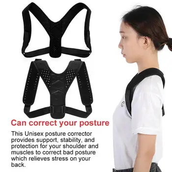 Back Posture Corrector Brace Corset Back Clavicle Straightener Bandage Shoulder Belt For Upper Back Spine Support Support H4Q2 
Back Posture Corrector Brace Corset Back Clavicle Straightener Bandage Shoulder Belt For Upper Back Spine Support Support H4Q2