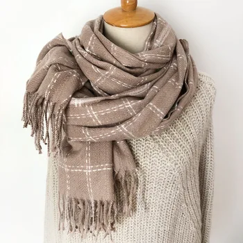 2020 Women Plaid Winter Pashmina Scarves Luxury Cashmere Wool Shawls Lady Wraps Neck Foulard Thick Scarf Bufanda Hijab Bandana
2020 Women Plaid Winter Pashmina Scarves Luxury Cashmere Wool Shawls Lady Wraps Neck Foulard Thick Scarf Bufanda Hijab Bandana