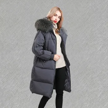Winter Jacket Women Korean Duck Down Jacket Woman Hooded Big Racoon Fur Collar Long Puffer Coat Parkas Mujer 2020 KJ608
Winter Jacket Women Korean Duck Down Jacket Woman Hooded Big Racoon Fur Collar Long Puffer Coat Parkas Mujer 2020 KJ608