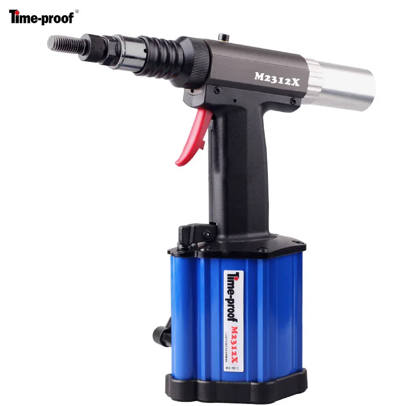 Genuine Time-proof M2312X pneumatic hydraulic nut riveter rivet nut gun riveting tool for M3-M12 HIGH-PERFORMANCE
Genuine Time-proof M2312X pneumatic hydraulic nut riveter rivet nut gun riveting tool for M3-M12 HIGH-PERFORMANCE