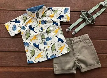 2pcs Toddler Baby Boy Clothes Dinosaur T-shirt Tops+Short Pants Summer Outfit
2pcs Toddler Baby Boy Clothes Dinosaur T-shirt Tops+Short Pants Summer Outfit