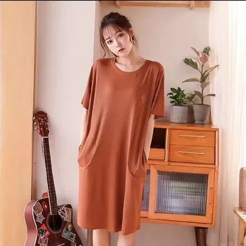 Autumn Winter Cotton Nightgown Women Print Sweet Nightdress Sleepwear Long Sleeve Casual Nightwear Night Dress Femme Sleepshirts
Autumn Winter Cotton Nightgown Women Print Sweet Nightdress Sleepwear Long Sleeve Casual Nightwear Night Dress Femme Sleepshirts