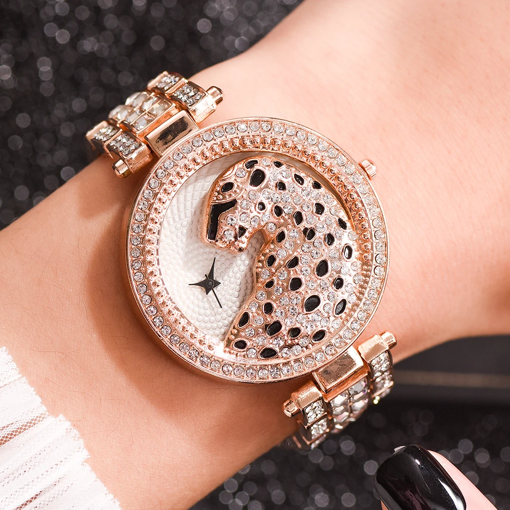 Роскошные женские наручные часы модные шикарные деловые кварцевые золотые с