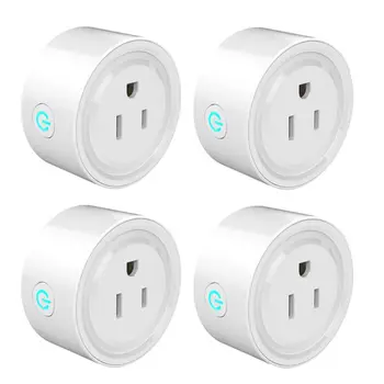 4Pcs/set wifi Smart Plug Wireless Smart Socket Outlet with Google Home Alexa Remote Control US Plug
4Pcs/set wifi Smart Plug Wireless Smart Socket Outlet with Google Home Alexa Remote Control US Plug