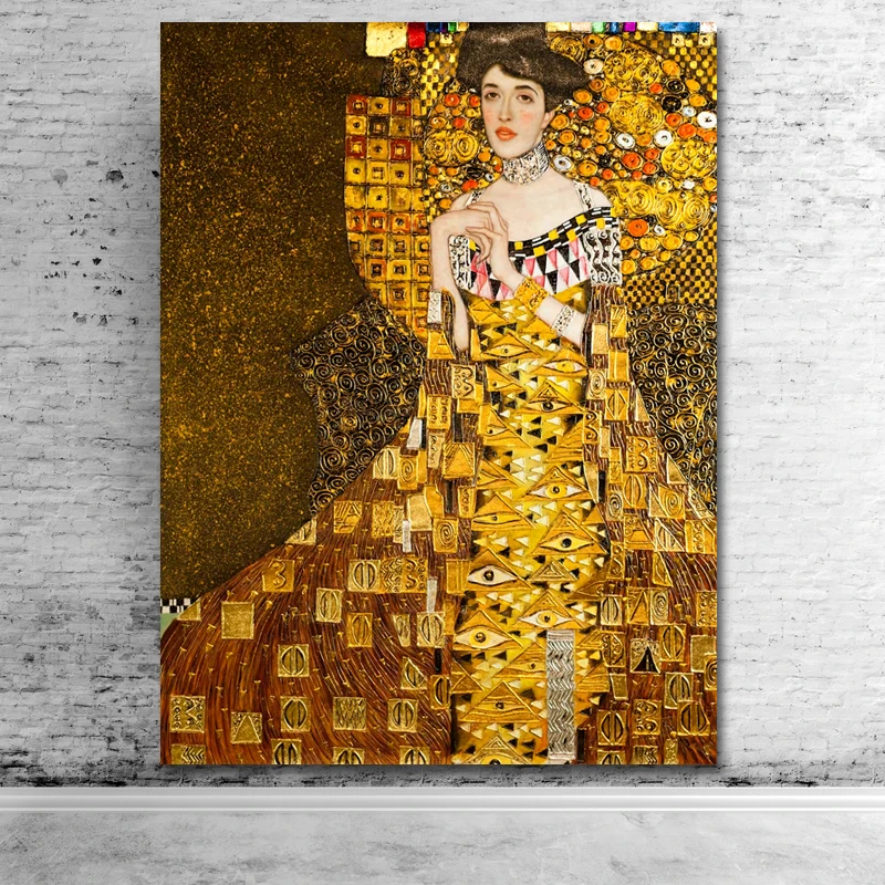 Художественная Картина на холсте Gustav Klimt плакаты и принты для гостиной украшение
