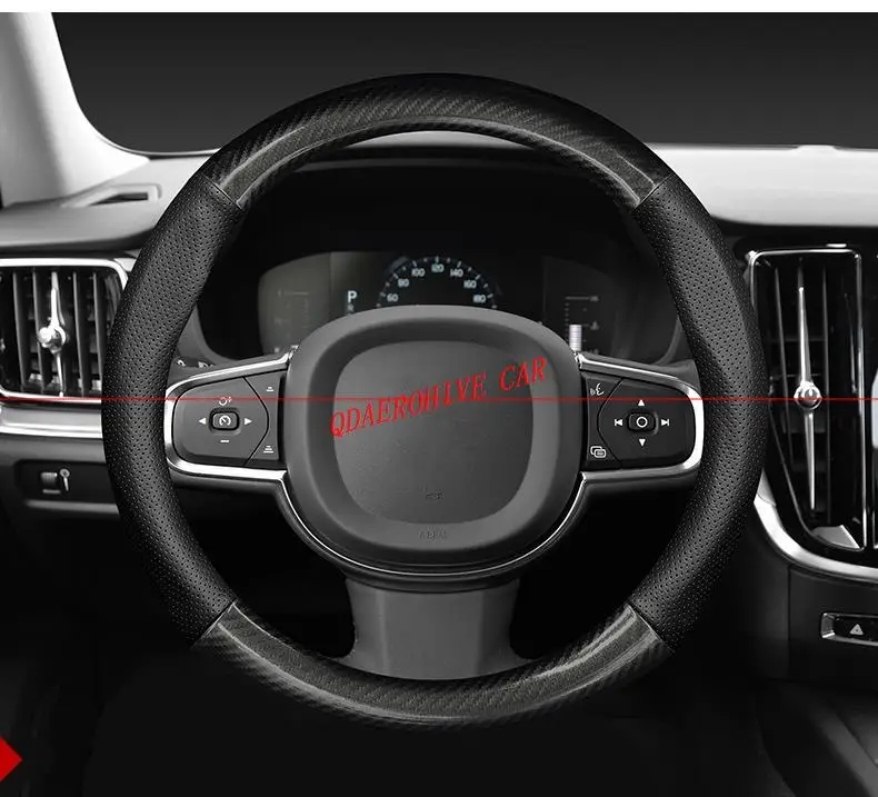 QDAEROHIVE Genuine leather carbon fiber style car Steering Wheel Cover for VOLVO XC60 XC90 XC40 S60L S80L S90 V40 V60 V90
QDAEROHIVE Genuine leather carbon fiber style car Steering Wheel Cover for VOLVO XC60 XC90 XC40 S60L S80L S90 V40 V60 V90