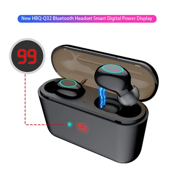 HBQ TWS Bluetooth Earphone Touch Control Mini Earbud With Mic LED Power Display Charge Box Wireless 3D Stereo Music Play Headset
HBQ TWS Bluetooth Earphone Touch Control Mini Earbud With Mic LED Power Display Charge Box Wireless 3D Stereo Music Play Headset