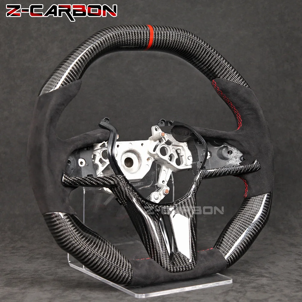 Steering Wheel Carbon Fiber For Nissan GTR 2017-2019 Models Italy Alcantara Volante Esportivo Red Stripe
Steering Wheel Carbon Fiber For Nissan GTR 2017-2019 Models Italy Alcantara Volante Esportivo Red Stripe