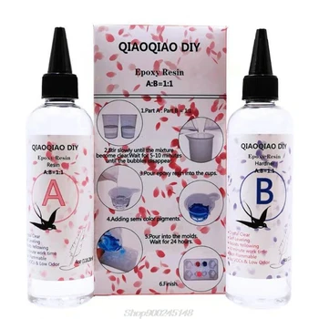 8 Ounce Quick Curing AB Epoxy Resin 1:1 Kit Clear Hard Epoxy Resin Mold Casting Jewelry Making Tools Dropshipping
8 Ounce Quick Curing AB Epoxy Resin 1:1 Kit Clear Hard Epoxy Resin Mold Casting Jewelry Making Tools Dropshipping