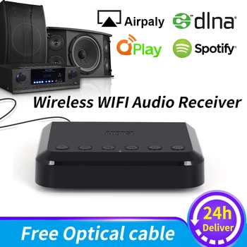 WR320 Wireless WIFI Audio Receiver for Airplay Spotify DLNA NAS Multiroom Sound Stream Bluetooth Music Audio Optical Adapter
WR320 Wireless WIFI Audio Receiver for Airplay Spotify DLNA NAS Multiroom Sound Stream Bluetooth Music Audio Optical Adapter